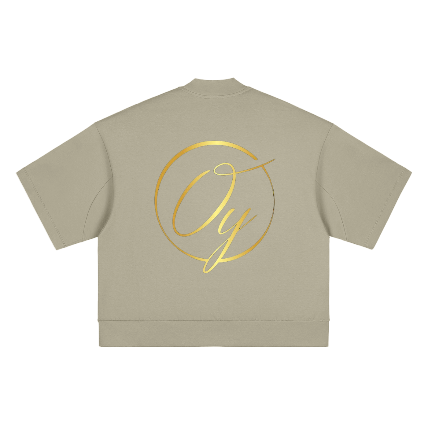 Heavyweight Oversized Mock Neck T-shirt